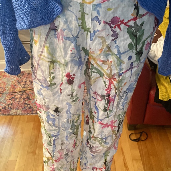 100% linen ankle pants - Picture 4 of 4